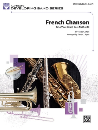 French Chanson - Je Le Vous Dirai  for symphonic wind band score and parts