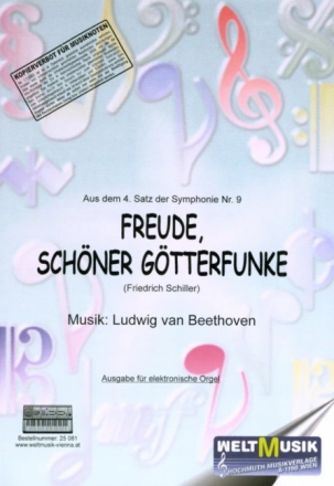 Freude sch�ner G�tterfunke f�r E-Orgel