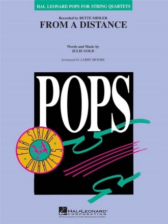 From a Distance for string quartet score and parts