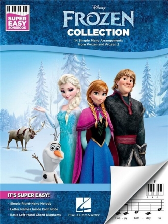 Frozen Collection songbook for easy piano (+lyrics)