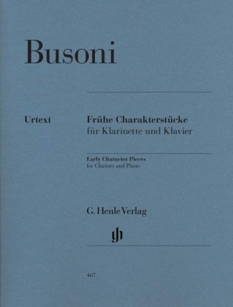 Fr�he Charakterst�cke f�r Klarinette und Klavier