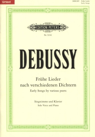 Fr�he Lieder nach verschiedenen Dichtern f�r Singstimme und Klavier