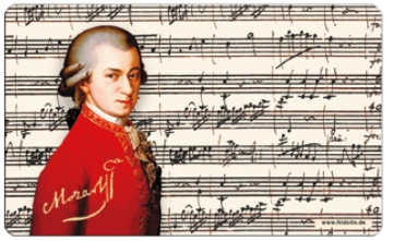 Fr�hst�cksbrettchen Mozart 23,5 x 14,5 cm