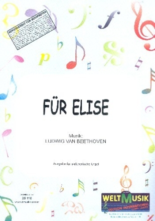 F�r Elise f�r elektronische Orgel