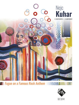 Fugue on a Famous Rock Anthem for 4 guitars score and parts