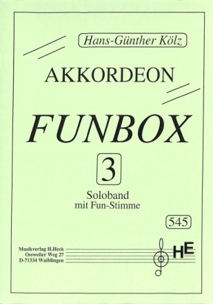 Funbox 3 f�r Akkordeon und Fun-Stimme