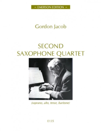 G. Jacob, Second Saxophone Quartet Saxophonquartett PARTITUR + STIMMEN