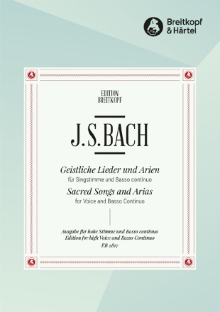 Geistliche Lieder und Arien f�r hohe Stimme (original) und Klavier