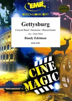 Gettysburg f�r Blasorchester Partitur und Stimmen