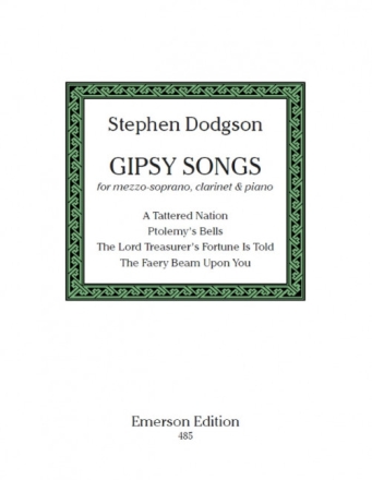 Gipsy Songs for mezzo-soprano, CLARINET AND PIANO parts
