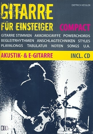 Gitarre f�r Einsteiger compact (+CD) f�r Gitarre/Tabulatur 