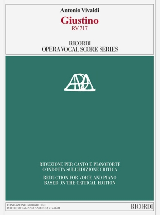 Giustino Vocal and Piano Klavierauszug