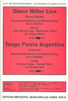 Glenn Miller live  und  Tango fiesta Argentina: f�r Combo