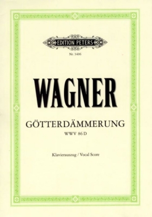 G�tterd�mmerung WWV 86D  Klavierauszug