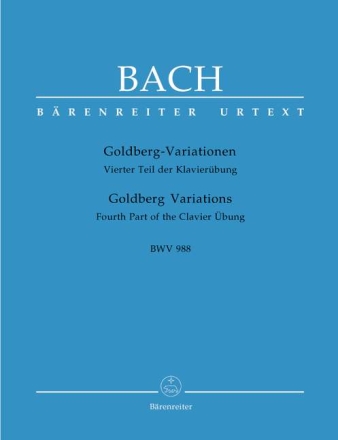 Goldberg-Variationen BWV988 f�r Cembalo (Klavier) (ohne Fingers�tze)