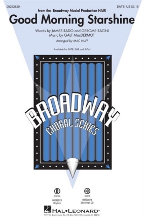 Good Morning Starshine for mixed choir and piano choral score