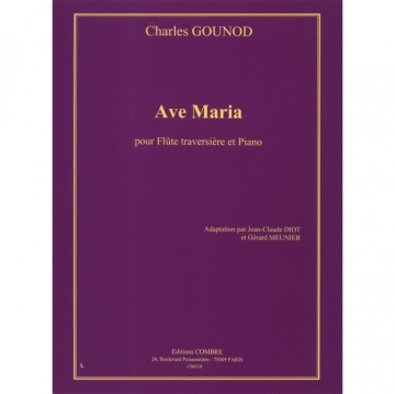 GOUNOD Charles Ave Maria fl�te et piano Partition