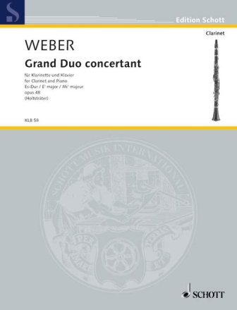 Grand duo concertant Es-Dur op.48 f�r Klarinette und Klavier