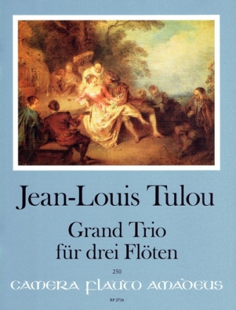 Grand Trio f�r 3 Fl�ten Partitur und Stimmen