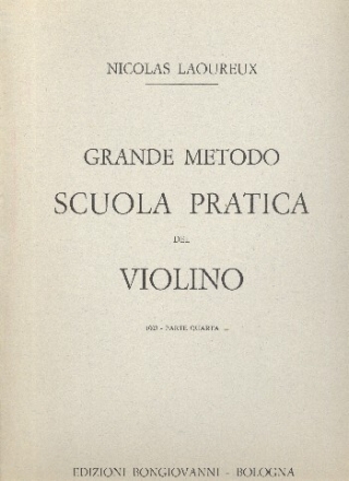Grande metodo scuola pratico del violino vol.4 leicht antiquarisch