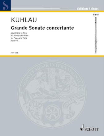Grande sonate concertante op.85 f�r Fl�te und Klavier