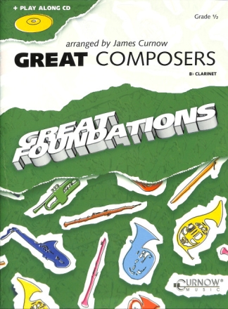 Great Composers (+CD) for clarinet Curnow, James, Arr.