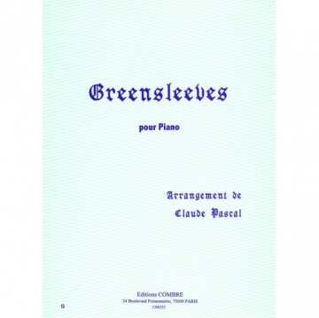 Greensleeves piano Partition