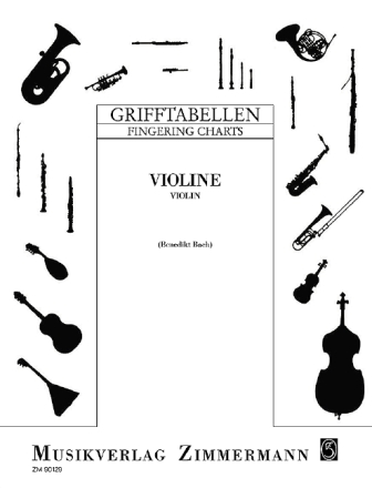 Grifftabelle f�r Violine  