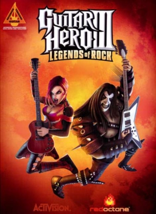 Guitar Hero vol.3: Legends of Rock songbook vocal/guitar/tab recorded versions