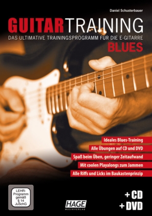 Guitar Training Blues (+CD +DVD): f�r E-Gitarre/Tabulatur