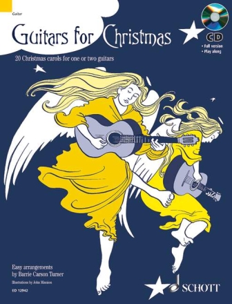 Guitars for Christmas (+CD)  - 20 Christmas Carols for 1-2 guitars (en)