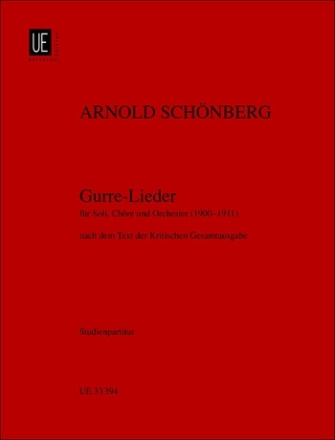 Gurre-Lieder f�r Soli, gem Chor und Orchester Studienpartitur