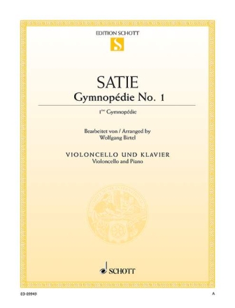 Gymnop�die Nr. 1 f�r Violoncello und Klavier