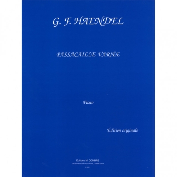 HAENDEL Georg Friedrich Passacaille vari�e piano Partition