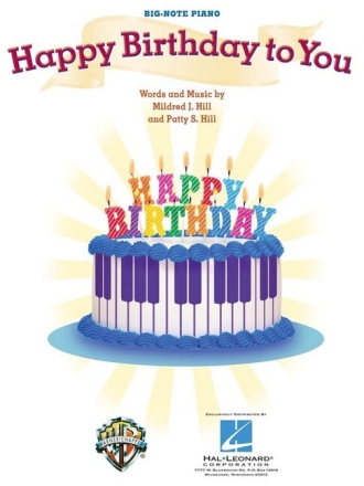 Happy Birthday to You for easy piano (big-note piano)