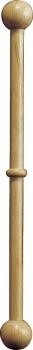 Hardwood Pro Beater 1 Bodhran Schlegel Beater mit mittiger wulstiger Verdickung