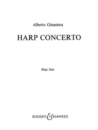 Harfenkonzert op. 25 f�r Harfe und Orchester Solostimme