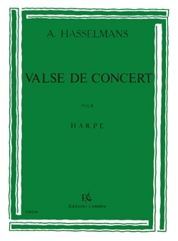 HASSELMANS Alphonse Valse de concert harpe Partition