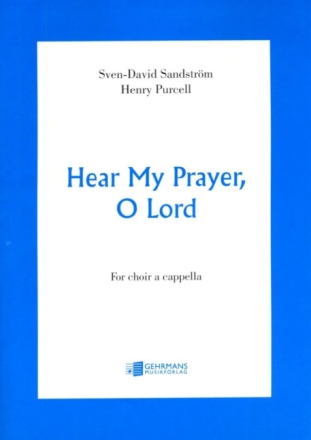 Hear my Prayer, o Lord for mixed chorus a cappella score