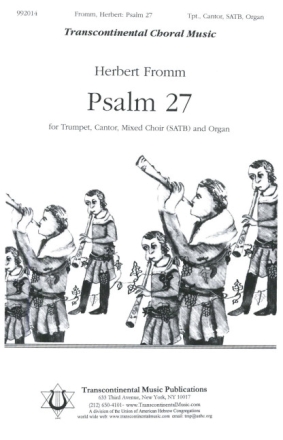Herbert Fromm, Psalm 27 SATB Chorpartitur