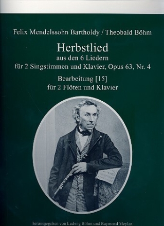 Herbstlied op.63,4 f�r 2 Fl�ten und Klavier Stimmen