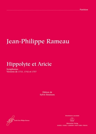 Hippolyte et Aricie RCT43 f�r Orchester Partitur