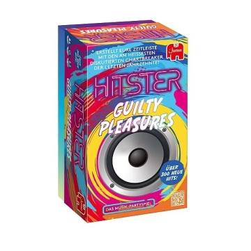 Hitster - Guilty Pleasures  Musikspiel (308 Musikkarten mit Hits und 37 Hitster-Token)