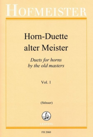 Horn-Duette alter Meister Band 1 f�r Horn