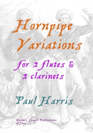 Hornpipe Variations for 2 flutes and 2 clarinets score and parts