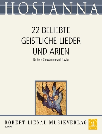 Hosianna f�r Gesang (hoch) und Klavier Partitur