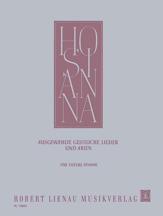 Hosianna f�r tiefe Stimme und Klavier