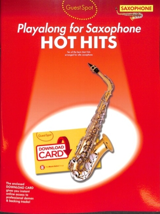 Hot Hits (+Online-Audio) for alto saxophone