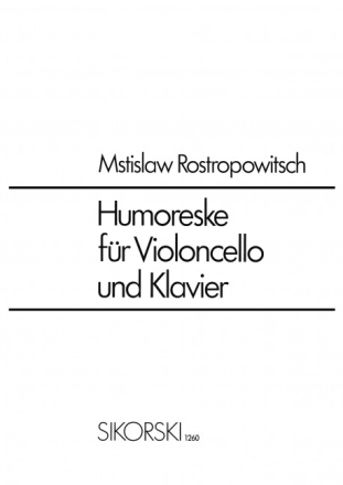 Humoreske op.5 f�r Violoncello und Klavier