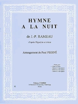 Hymne a la nuit pour voix et piano